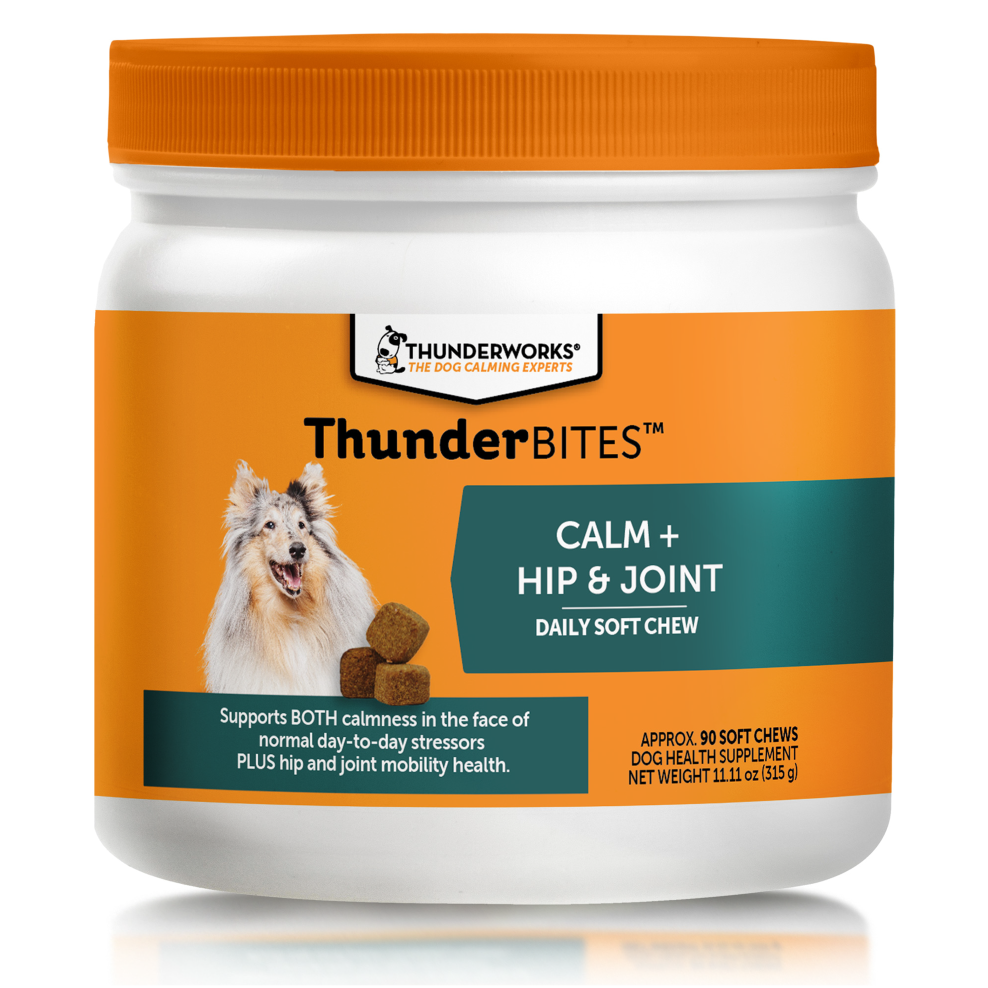 sm-image-9bd76dfe045aee6bc7b90531 ThunderBites® Calm + Hip & Joint Daily Soft Chews for Dogs